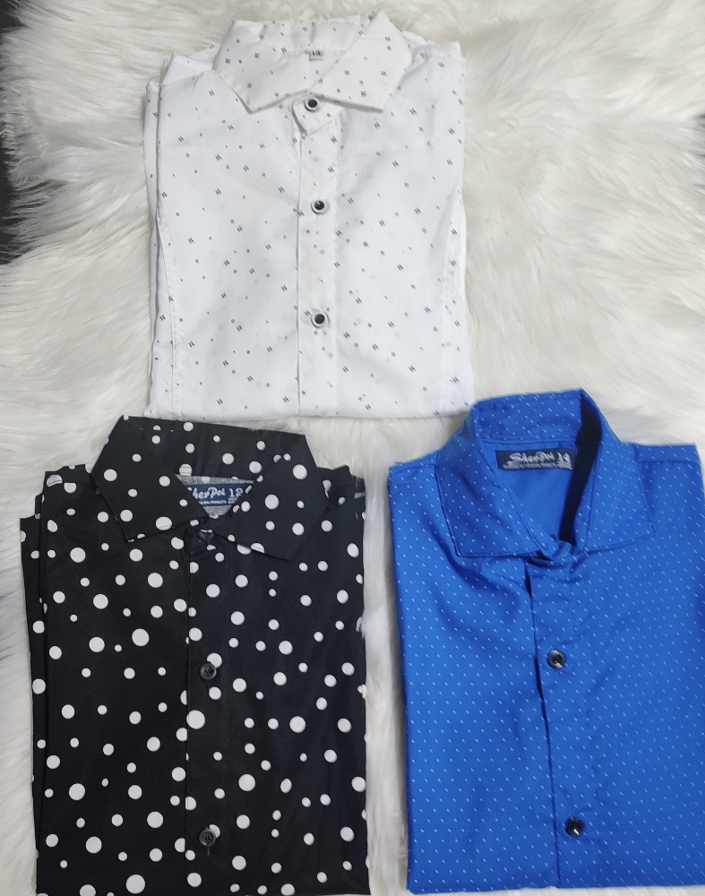 Camisas de Niños Estampadas Rígidas - Imagen 2