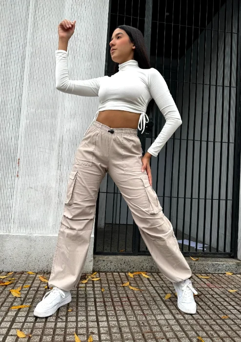 Pantalon Cargo de Bengalina