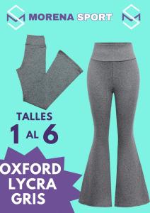 Calza Oxford Lycra Gris