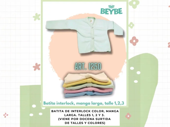 Batita Color T.(1 al 3) Art.1250 Pack X 12