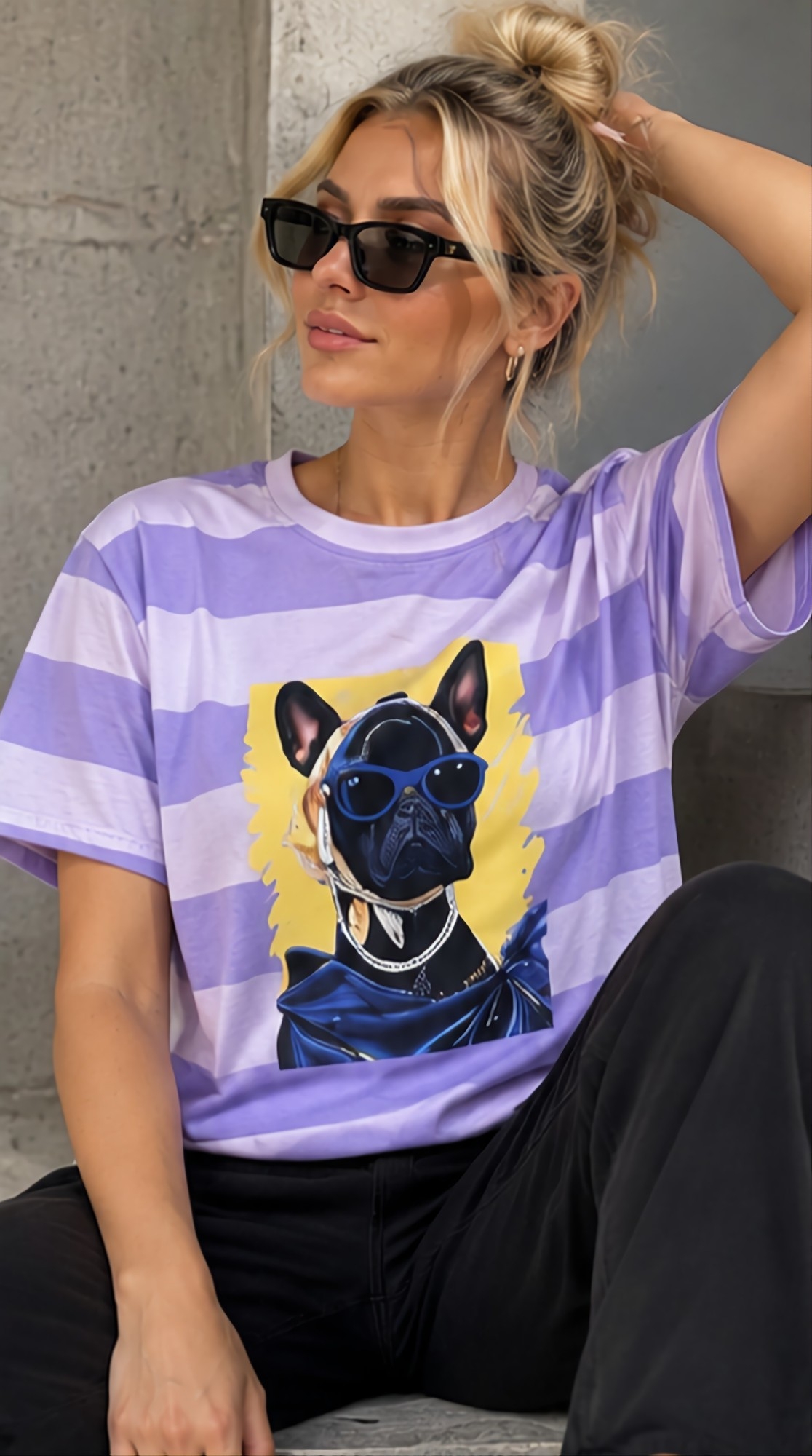 Remeras Rayadas Estampadas - Imagen 3