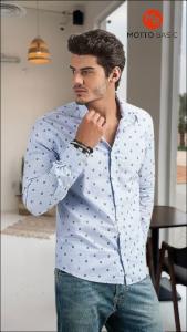 Camisa Entallada Elastizada Pintita