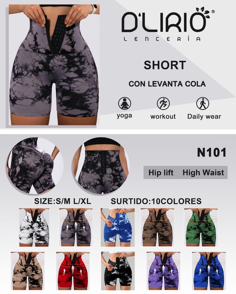 Shorts Lebanta Cola con Faja Importados - Imagen 3