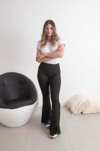 Calza Oxford de Lycra con Tajo al Frente - Miniatura 3