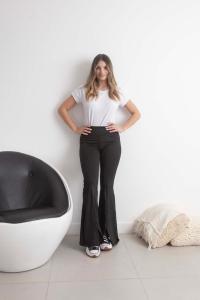 Calza Oxford de Lycra con Tajo al Frente - Miniatura 5