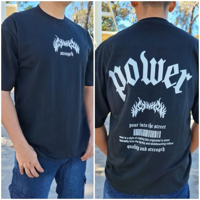 Remeras Overzice Estampadas