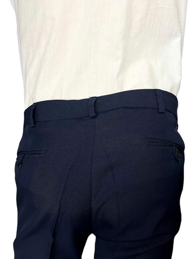 Pantalón Azul Marino Tropical Mecánico - Imagen 4