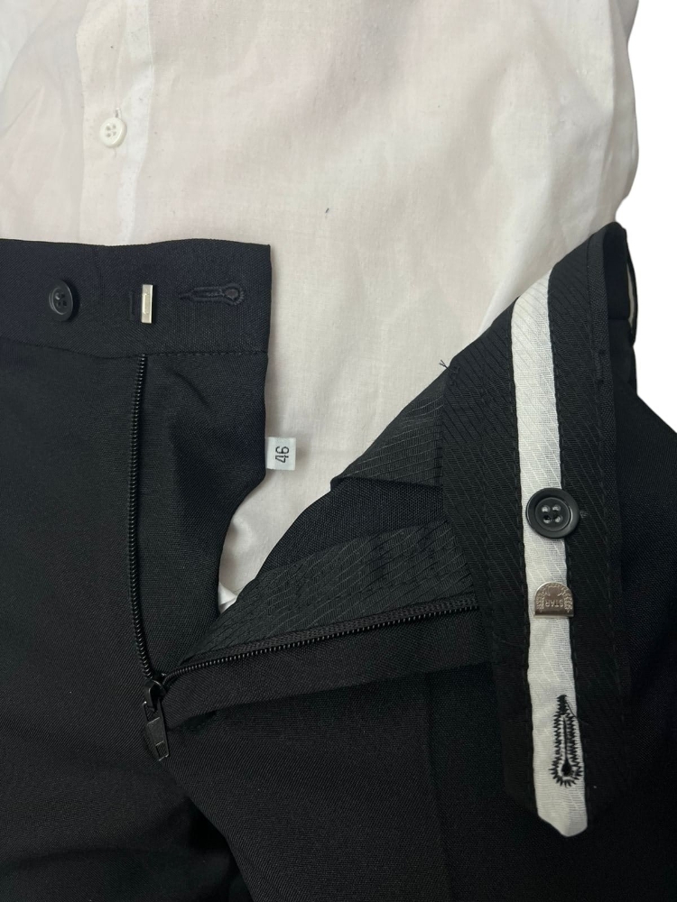 Pantalón Sastrero  Negro Tropical Mecánico - Imagen 3