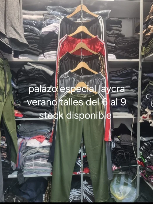 Palazo Laycra Verano Talle Especial