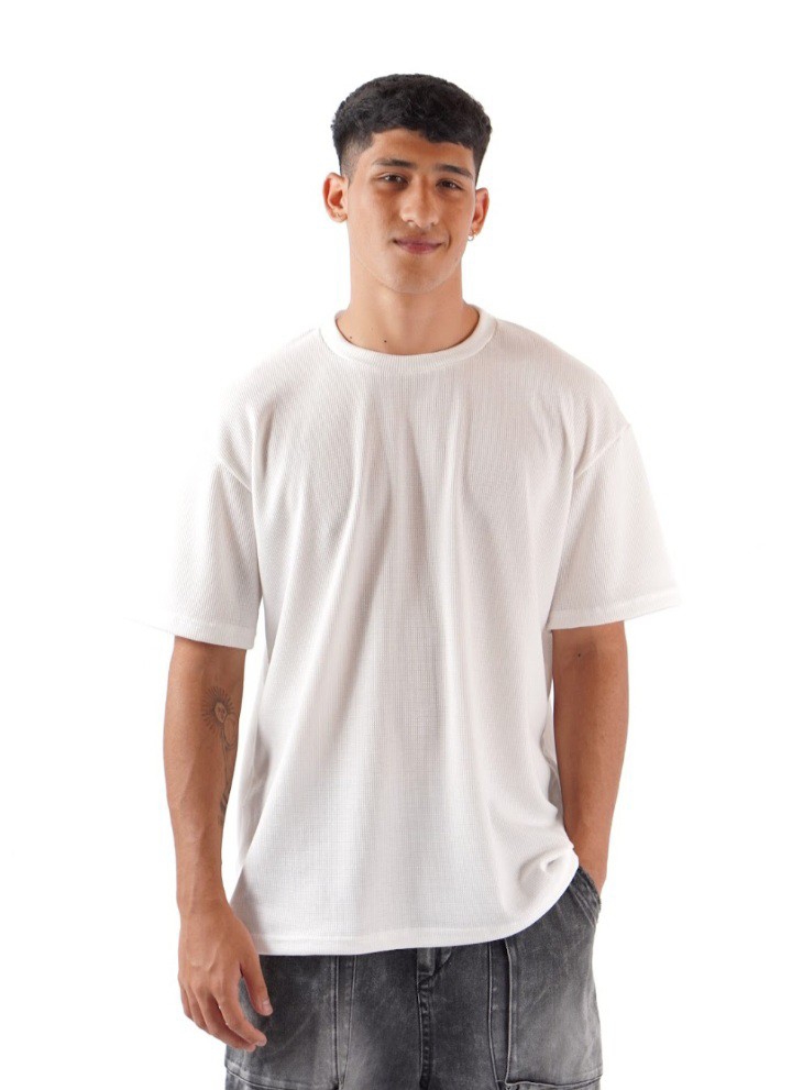 Remera Lisa Wafle Panal - Imagen 2