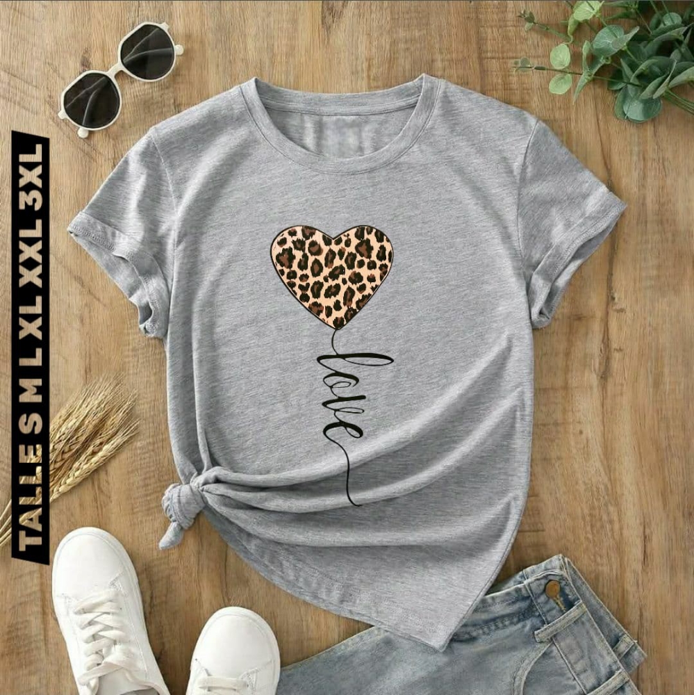 Remera Loveprint Ii Dama - Imagen 3