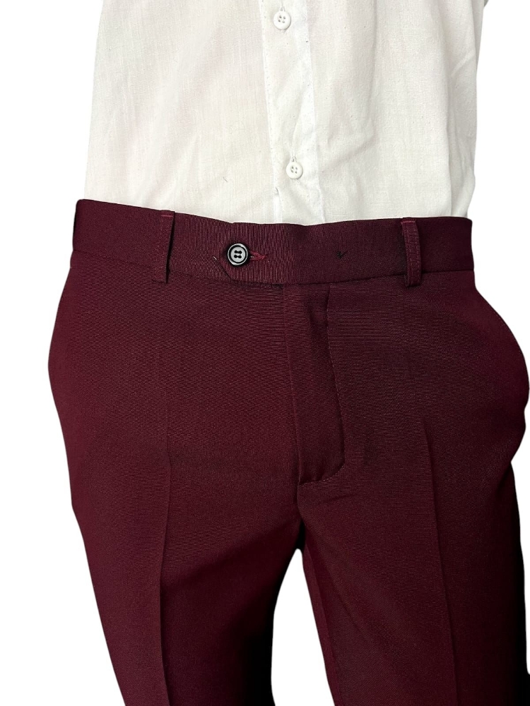 Pantalón Bordo Tropical Mecánico - Imagen 3