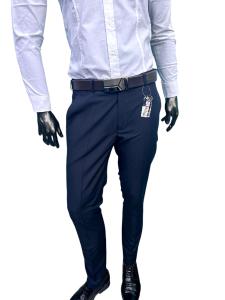 Pantalón de Vestir Azul Marino Super 100