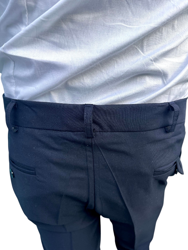 Pantalón de Vestir Azul Marino Super 100 - Imagen 3