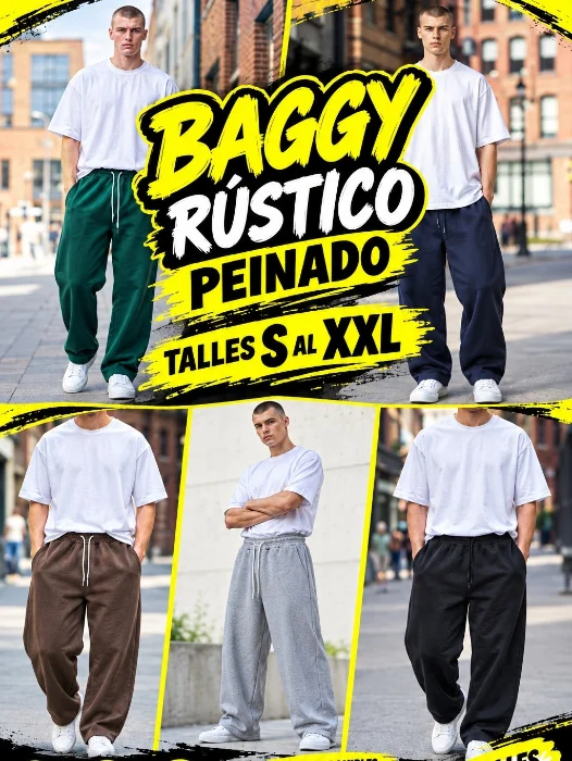 Baggy Rústico Peinado
