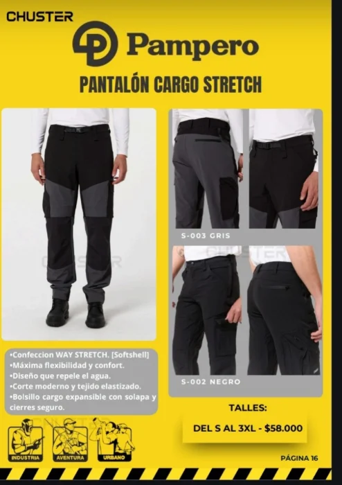 Pantalon Cargo Stretch