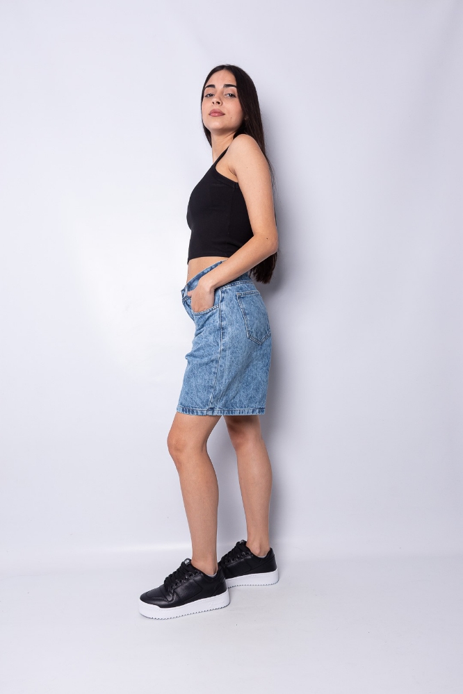 Bermudas Mom Nevado Oscuro - Imagen 3