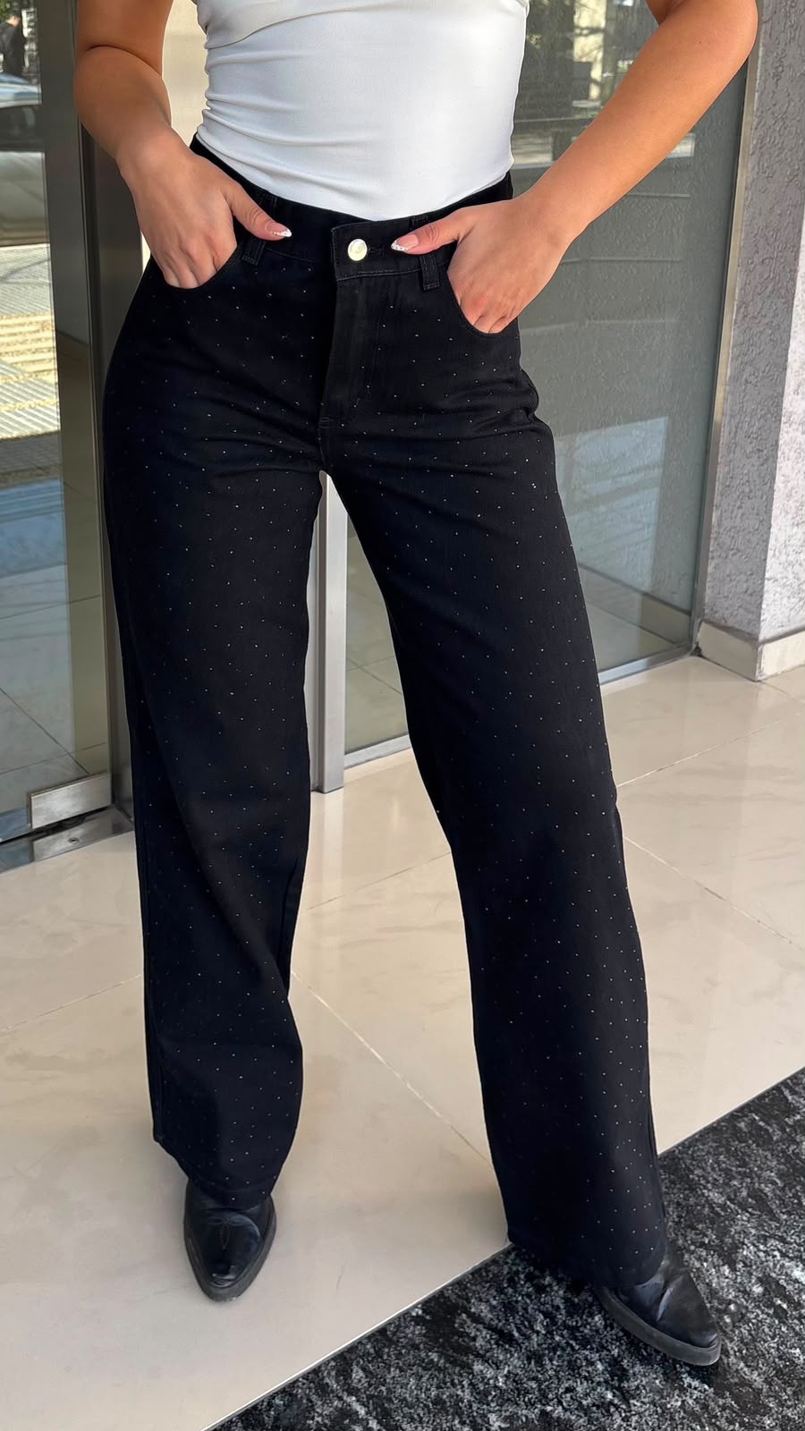 Wide Leg  con Brillos - Imagen 2