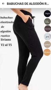 Babucha de Algodón Recto Elastizado