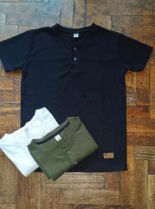 Remeras C/boton  Wafle