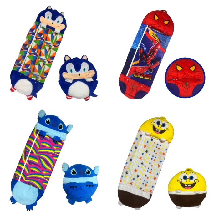 Bolsa de Dormir de Stitch/spiderman/pikachu Varios Personajes