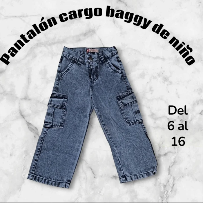 Pantalón Cargo Baggy Niño
