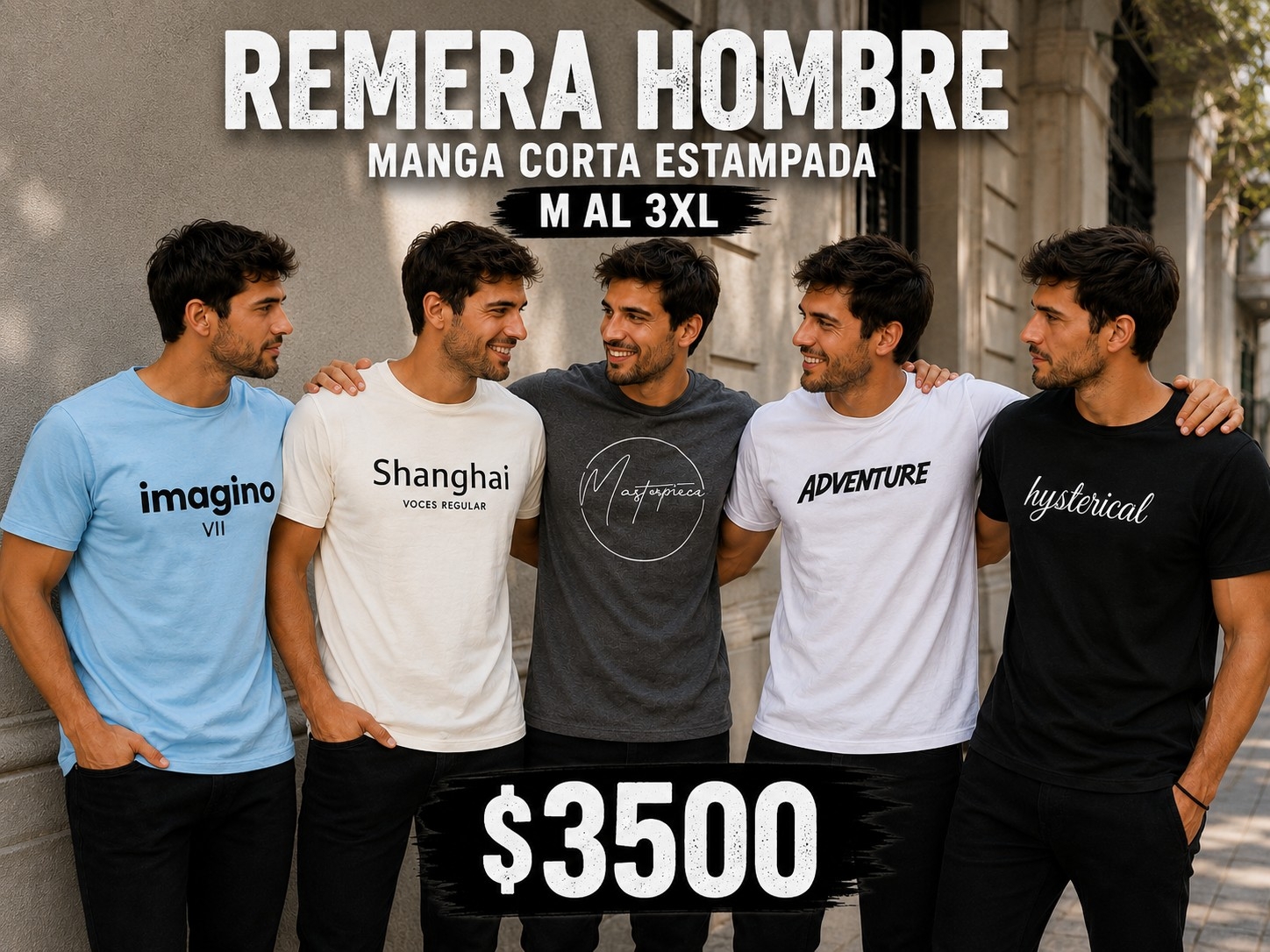Remera Hombre Estampada - Imagen 3