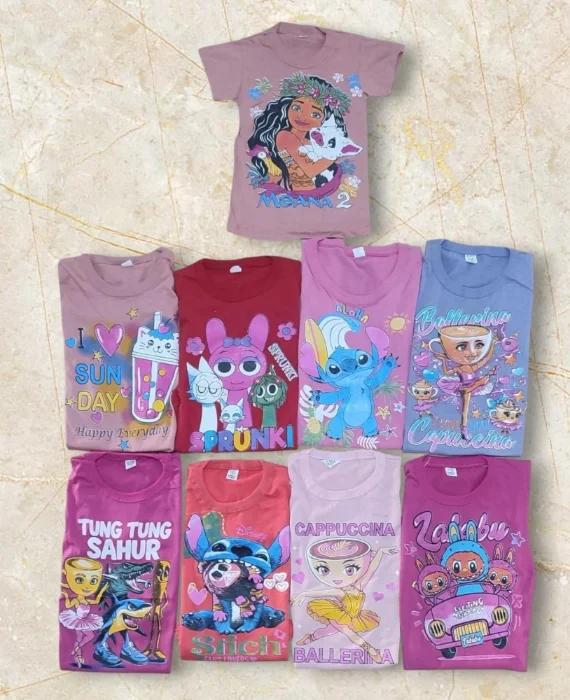 Remera Nena Estampada