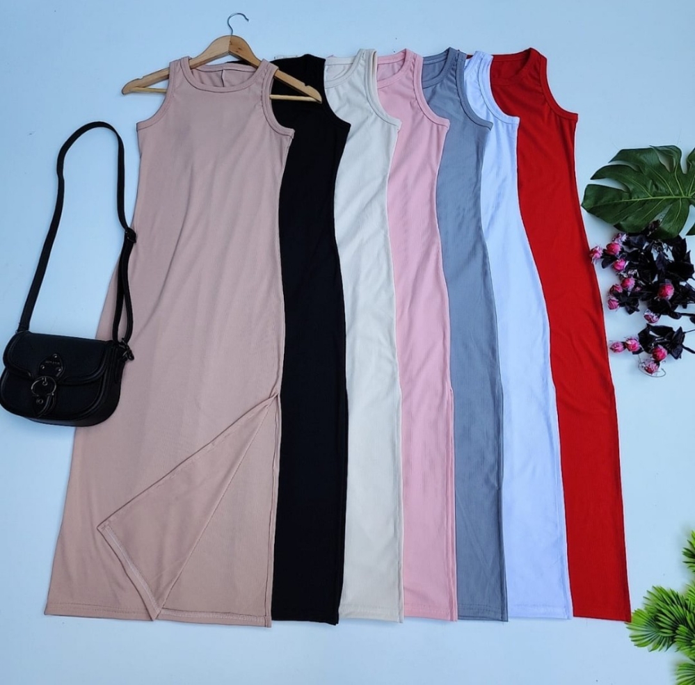 Vestidos Largos de Morley con Tajo - Imagen 3