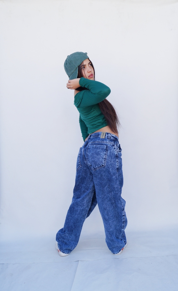Baggi Azul Nevado Pinzado - Imagen 2