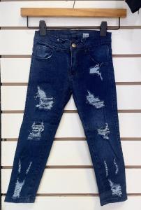 Pantalon Jeans Azul con Roturas - Miniatura 2