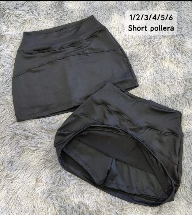 Short Pollera Lycra Dama