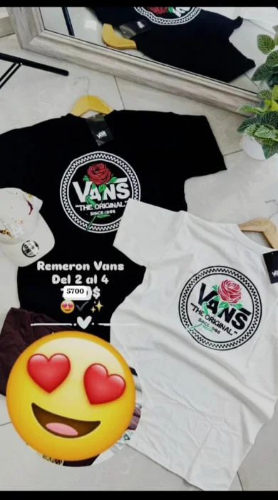 Remerones Vans Doble Estampa