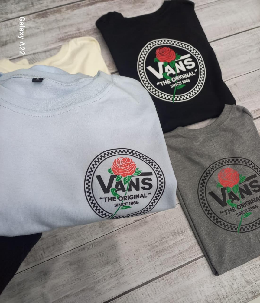Remerones Vans Doble Estampa - Imagen 2