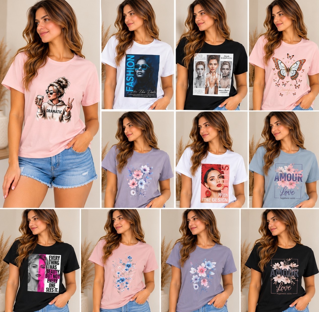 Remeras  Estampadas Algodón Peinado ( C ) - Imagen 5