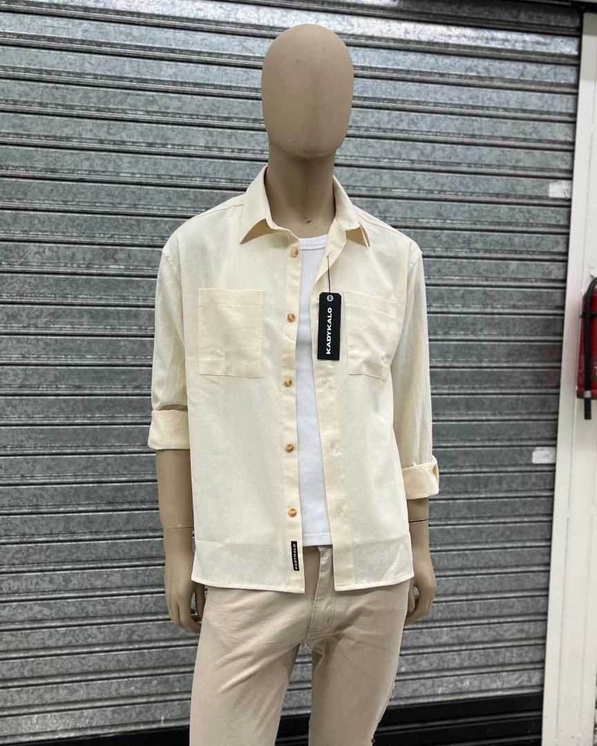 Camisa Camisaco de Lino Sastrero Hombre Manga Larga - A80347C7-986B-493E-8E5F-38C5EFB8F304.jpeg