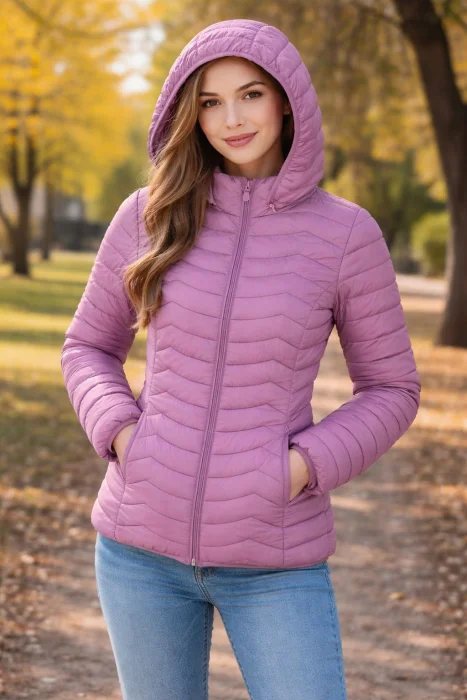 Campera con Piel 3/4