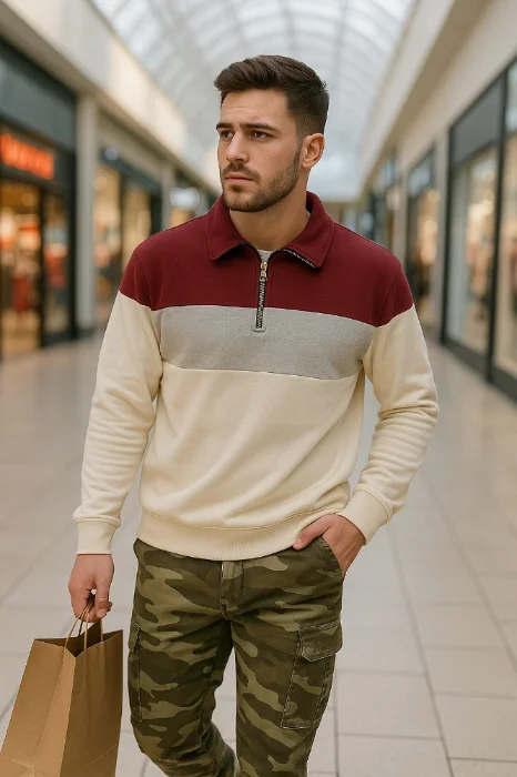 Jogger Liso/camuflado con Cargo