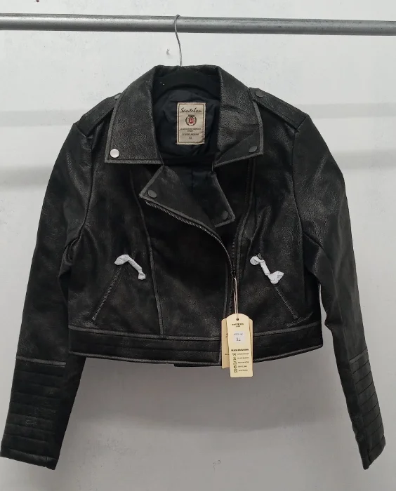 Campera Eco Cuero Santelon Batik