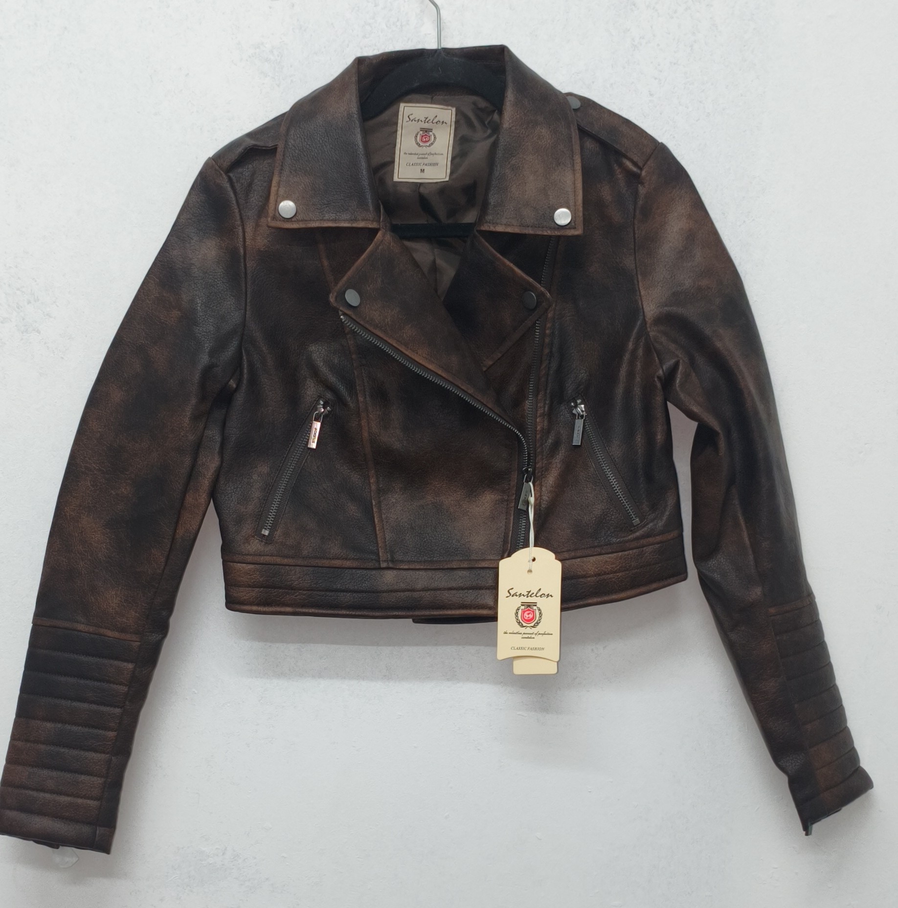 Campera Eco Cuero Santelon Batik - Imagen 2