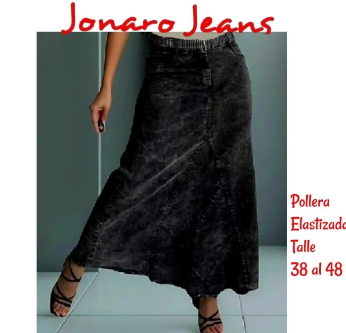 Pollera Larga Jean