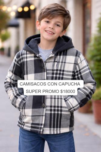 Camisaco con Capucha de Niños
