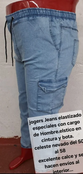 Joguer Mon Cargo Elastizado  Talles Especiales