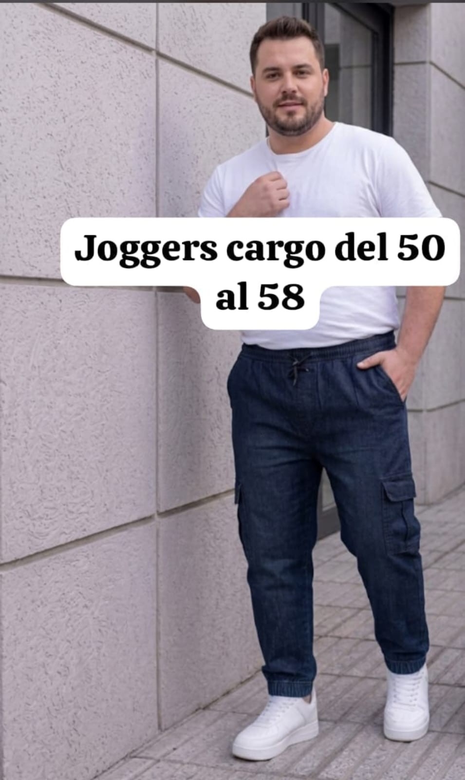 Joguer Mom Cargo Elastizado Talles Especiales - Imagen 2