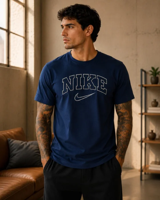 Remeras Bordadas Algodón Peinado (c)