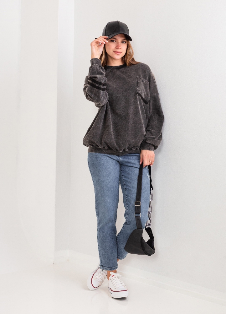 Stringed Toque Buzo Oversize Rustico_washed_string | Avellaneda a un Toque