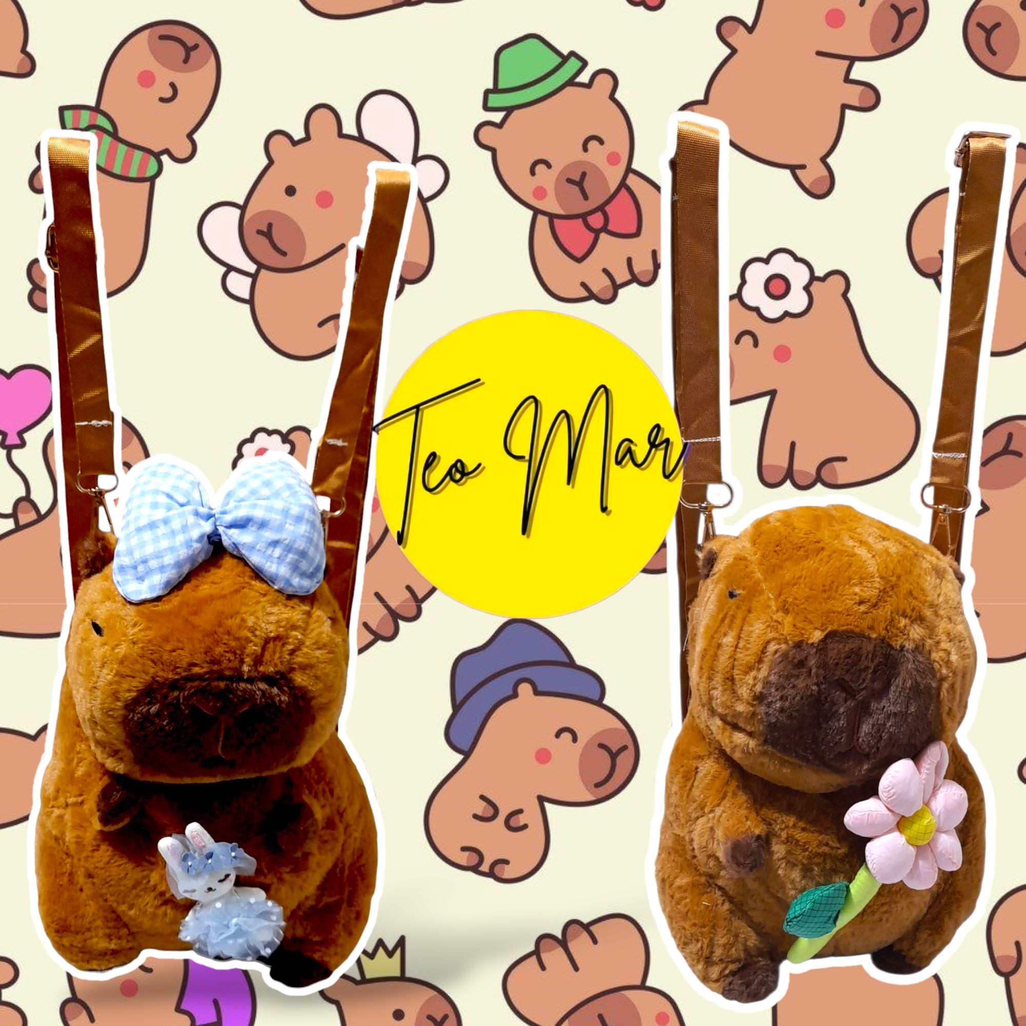 Mochila Capibara con Toallon - Imagen 2