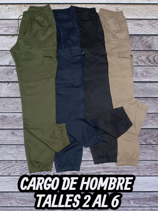 Cargo Gabardina Elastizada H.
