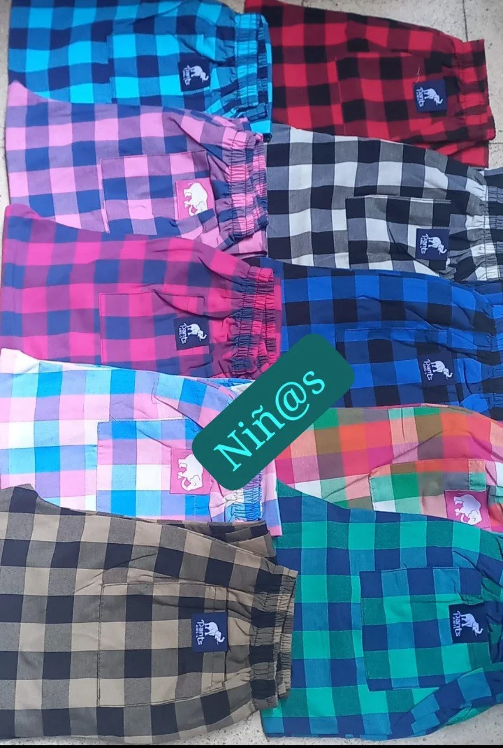 Pantalones Poplin Niñ@s Unisex Verano - Imagen 1