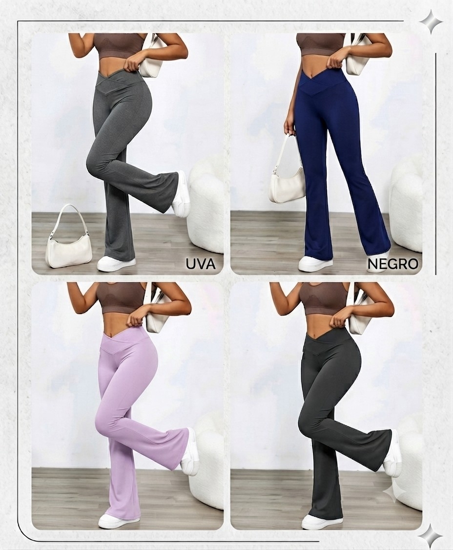 Calza Oxfor Lycra Cintura Cruzada - Imagen 2
